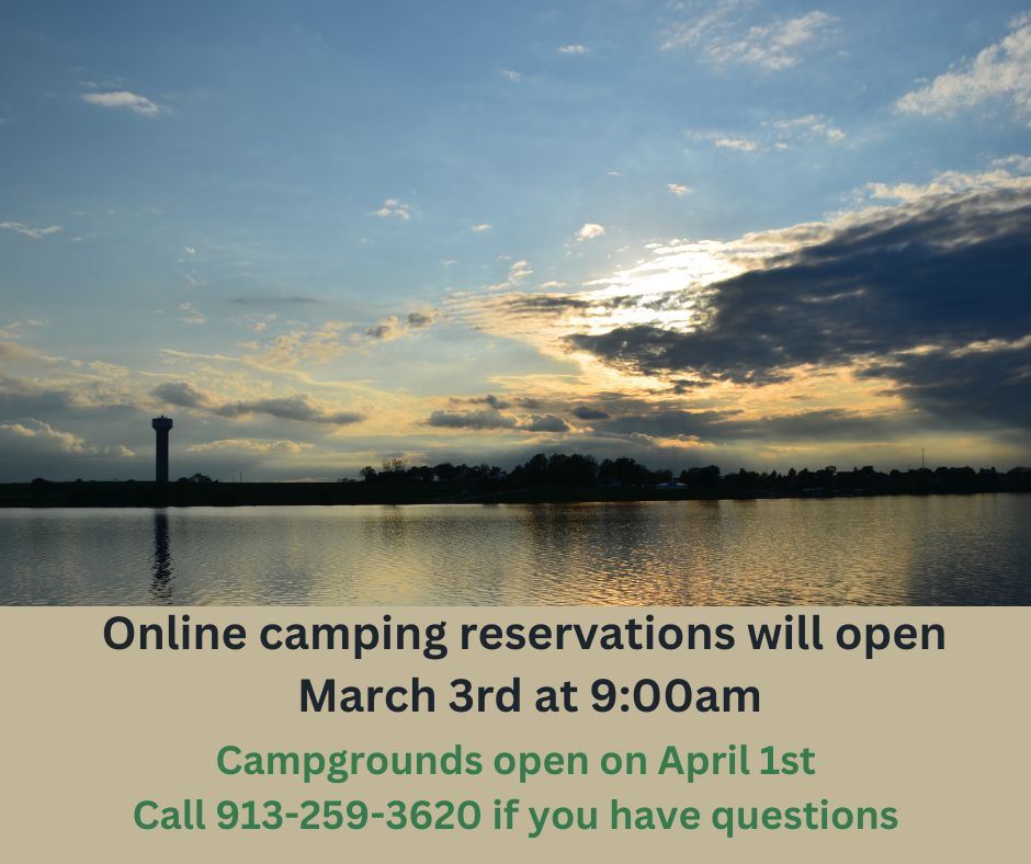 2025 Online camping reservations will open March 3rd at 9am